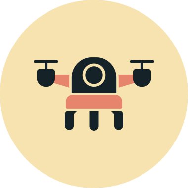 Robot simgesi, vektör çizimi