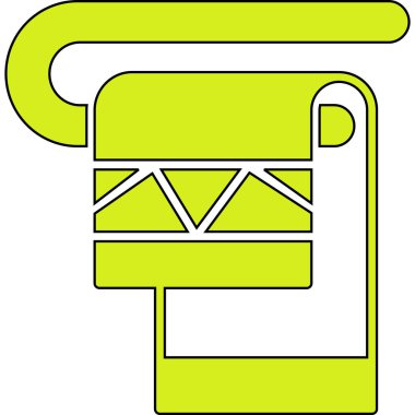 Kamp yapmak. Web simgesi basit illüstrasyon