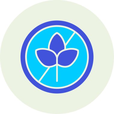 Çiçek. Web simgesi basit illüstrasyon