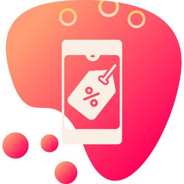 Kredi kartı olan bir telefonun vektör çizimi