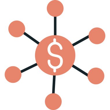 şebeke. Web simgesi basit illüstrasyon