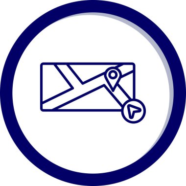 E- posta simgesinin vektör illüstrasyonu