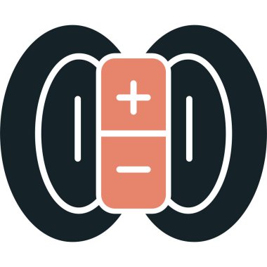 Pil. Web simgesi basit illüstrasyon