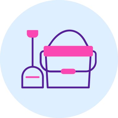 çanta çanta simgesi düz tasarım