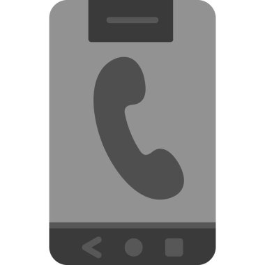 Telefon ikonu, vektör illüstrasyonu. telefon işareti