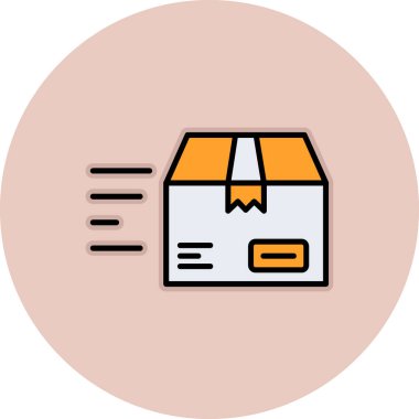 kutu simgesi vektör illüstrasyonu