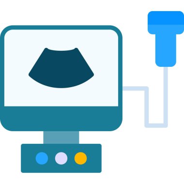 Modern bilgisayar simgesinin vektör illüstrasyonu