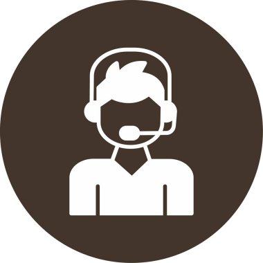 Müşteri servisi. Basit resimleme