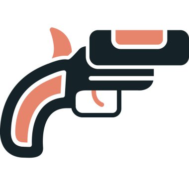 Tabanca simgesi vektör illüstrasyonu