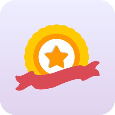 Yıldız simgesinin vektör illüstrasyonu