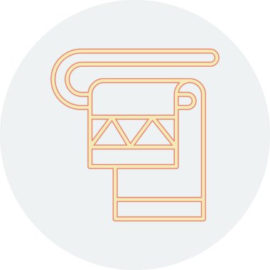 gaz ocağı kutsal kişilerin resmi, vektör çizim