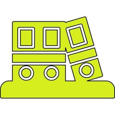 Basit vektör illüstrasyonu. Televizyonun modern simgesi.