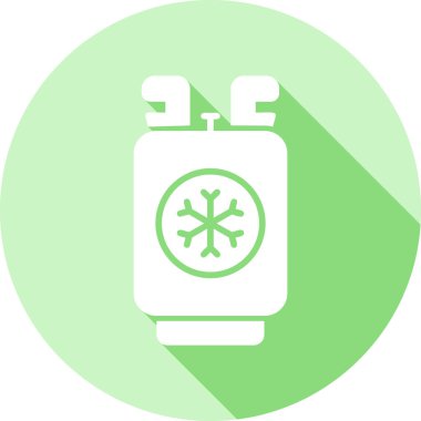 Modern b 'nin vektör illüstrasyonunda gaz ikonu yok