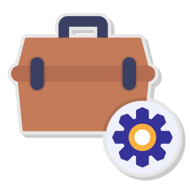 dişli simgesi vektör illüstrasyonu