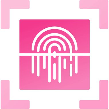 Bir evin pembe simgesinin vektör çizimi