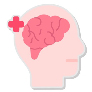 Beyin sağlığı sağlık hizmetleri ikonu