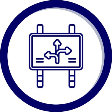 Mavi ve siyah vektör doğrusunun gösterimi