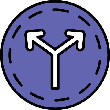 Ok. Web simgesi basit illüstrasyon