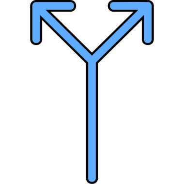 Yön. Web simgesi basit illüstrasyon