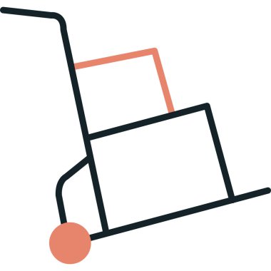 Salla. Web simgesi basit illüstrasyon