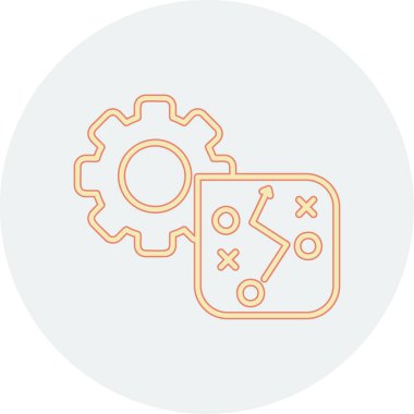 ayarlar vektör simgesi modern illüstrasyon tasarımı