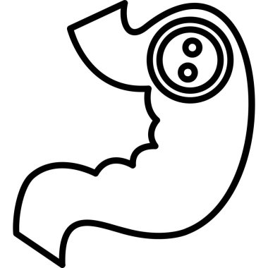 Bebeğim. Web simgesi basit illüstrasyon