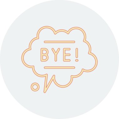 Modern simgenin vektör illüstrasyonu