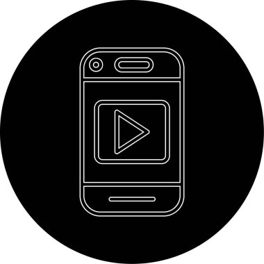 Vektör telefon simgesi, vektör illüstrasyonu