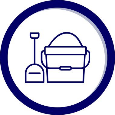 Bir b eksikliği simgesinin vektör çizimi