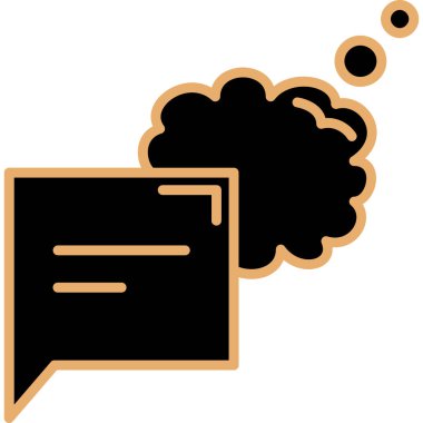 Konuşma baloncukları, illüstrasyon, beyaz arkaplan üzerindeki vektör