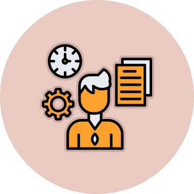 Bir iş konseptinin vektör illüstrasyonu