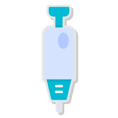 Sprey şişe ikonu. vektör renk çizimi tasarımı