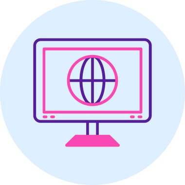 seo modern simgesinin vektör illüstrasyonu