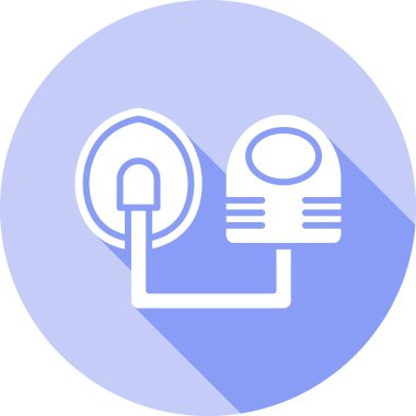 Kablosuz. Web simgesi basit illüstrasyon