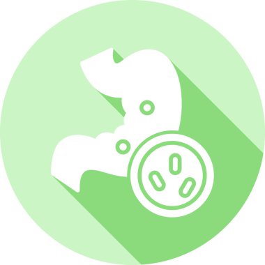 Köpek. Web simgesi basit illüstrasyon