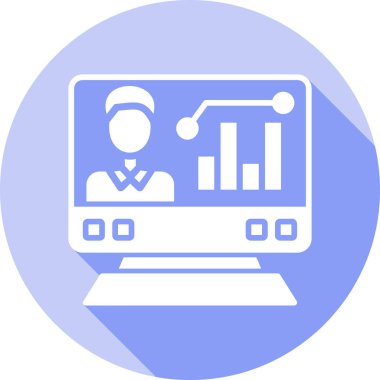 Dizüstü bilgisayar simgesi, vektör illüstrasyonu