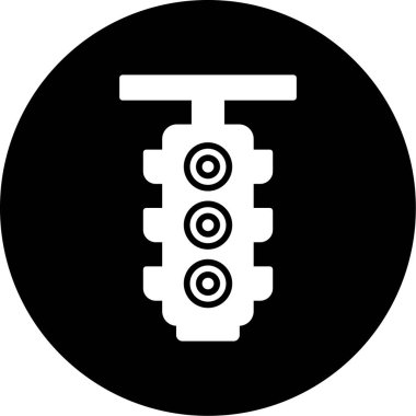 Modern bir simgenin vektör illüstrasyonu