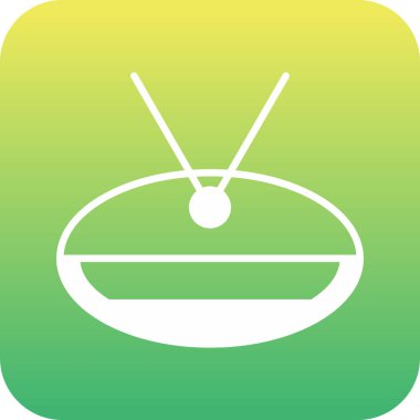 benzersiz radyo hattı vektör simgesi