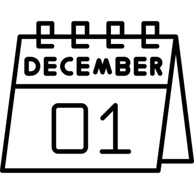 Takvim simgesi tasarımı, vektör illüstrasyonu