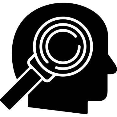 baş vektör simgesi. Düz siyah sembol. Pictogram beyaz arka planda izole edilmiştir. Web ve yazılım arayüzleri için dizayn edildi.