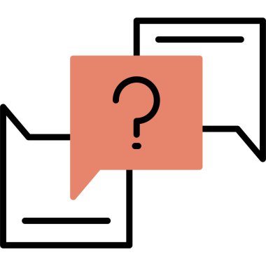 Sohbet mesajı. Web simgesi