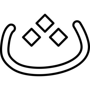 Mutlu yüz gülümsemesi. Basit resimleme