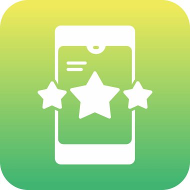 Eşsiz Yıldız Vektör Satırı Simgesi