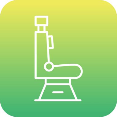 Eşsiz Mikroskop Vektör Kabartma Simgesi