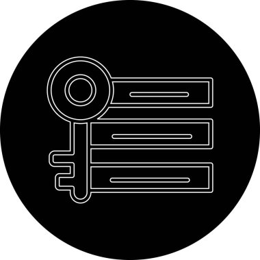 Arama simgesi vektör illüstrasyonu