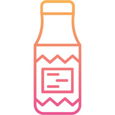 şişe simgesi, vektör illüstrasyonu