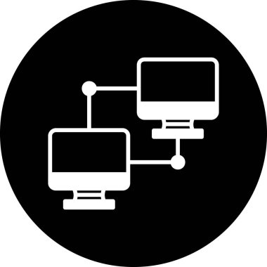 ağ simgesi, vektör illüstrasyonu