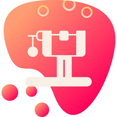 Beyin Zekası simgesi düz stil