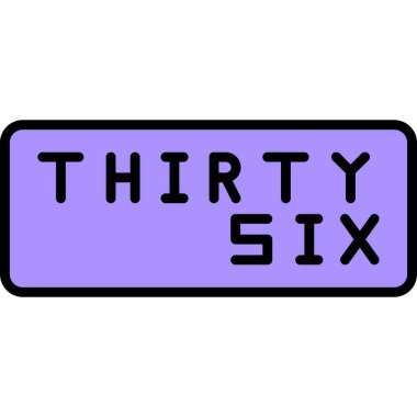 Renkli altı numara.