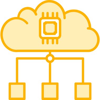 Bulut hesaplama. Web simgesi